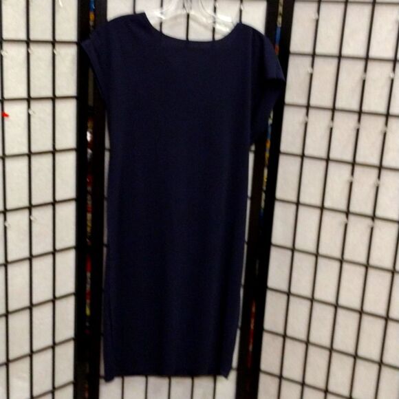 Miilla Blue Figure-Hugging Midi-Length Dress Size Small! - Picture 1 of 11